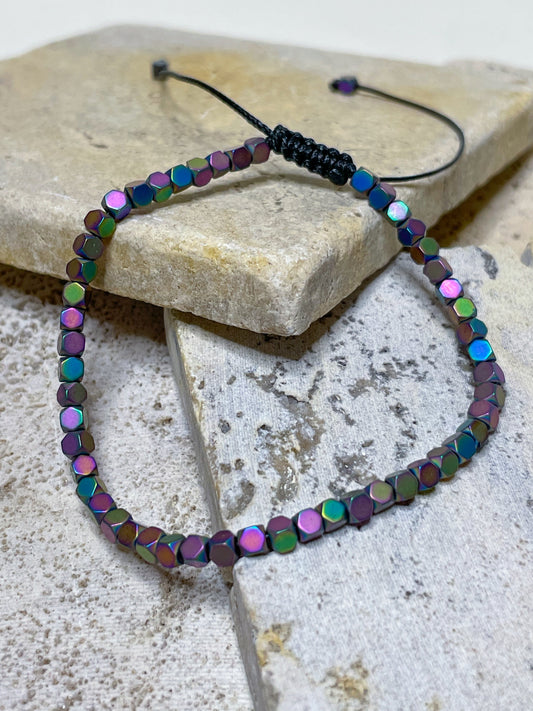 Oil Slick Cubed - Bracelet